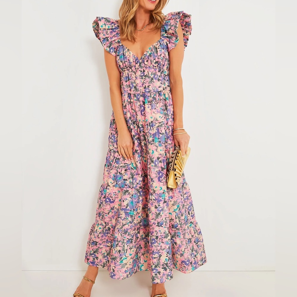NWT Pink Floral Sheridan Maxi